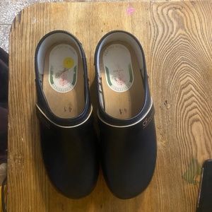 SOLD Genuine Gevavi Slip-on Leather Clogs from Holland